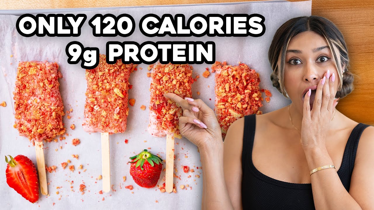 Strawberry Shortcake Bars! | Low Carb | High Protein | Weight Loss