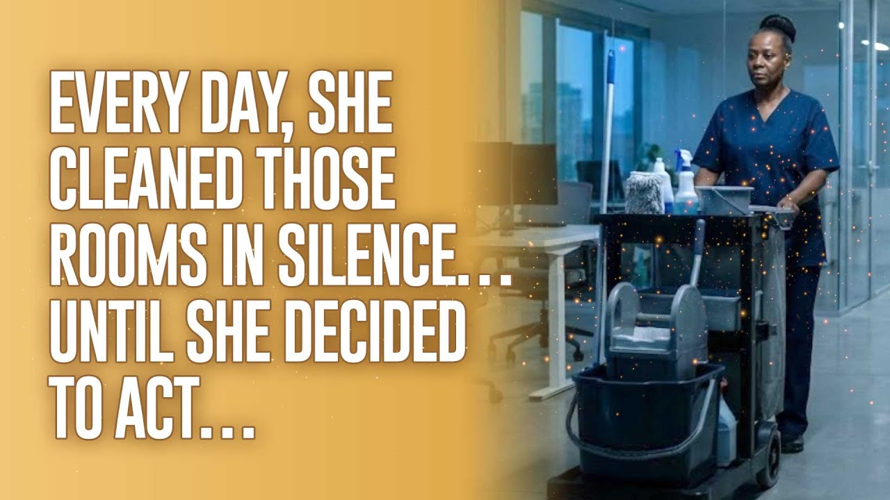 Every day, she cleaned those rooms in silence… until she decided to act…