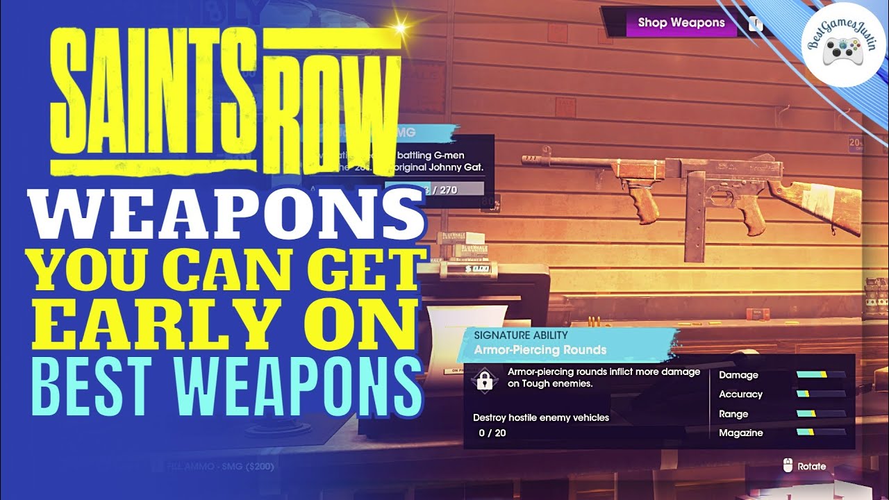 Лучшее оружие Saints Row, которое вы можете получить на ранней стадии | 𝐒𝐀𝐈𝐍𝐓𝐒 𝐑𝐎𝐖 2022 ПК
