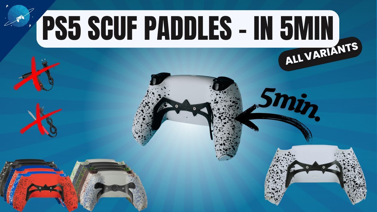 PS5 BDM-050 Scuf Paddles Einbau | Ohne Werkzeug | Paddles in unter 5min PS5 BDM-050