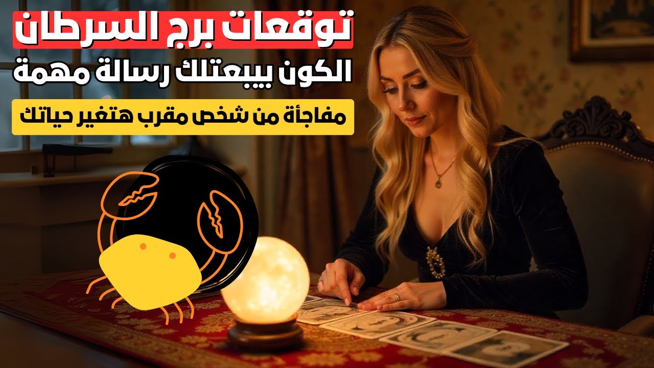 توقعات برج السرطان 🦀 رزق غير متوقع 💰 طرف ثالث بيهد حياتك 💔 وسحر متجدد حواليك 👁️