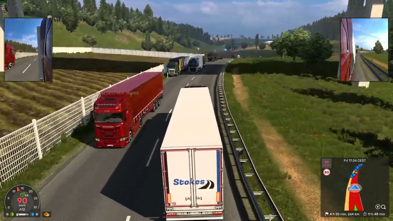 ETS Multiplayer Drivers Have Completely Lost It…