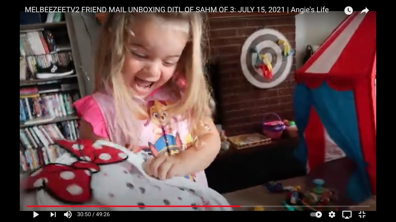 MELBEEZEETV2 FRIEND MAIL FROM DISNEYLAND UNBOXING & DITL OF SAHM OF 3: JULY 15, 2021 | Angie's Life