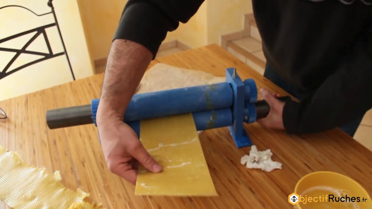 Gaufrier à cire DIY - gaufrier à rouleaux gaufrés 3D