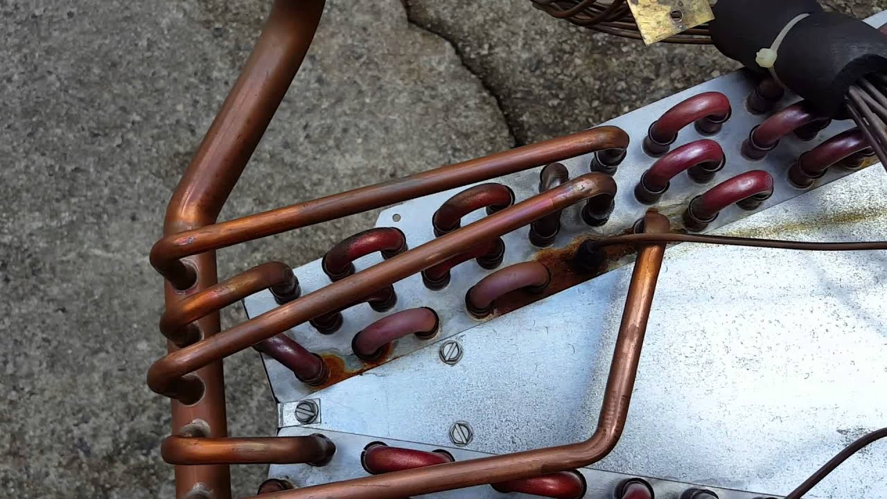 Как визуально определить утечку в испарителе