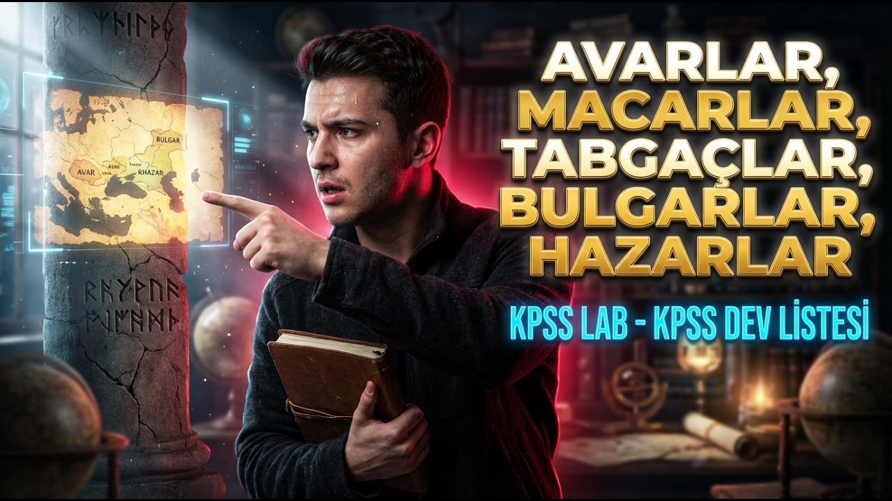 Avarlar, Macarlar, Tabga&ccedil;lar, Bulgarlar, Hazarlar, +++ | KPSS / MEB - AGS Tarih 2026 | KPSS Lab #9