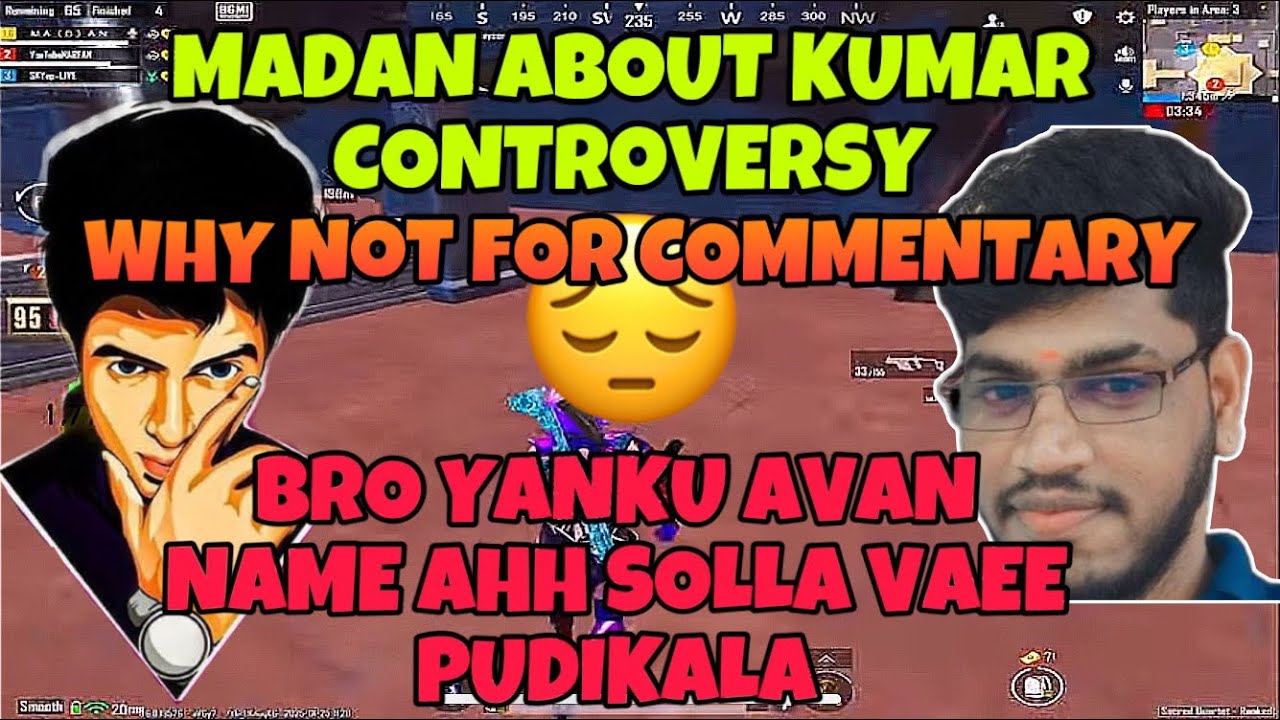 MADAN ABOUT KOKKI KUMAR CONTROVERSY 😡MADAN DISAPPOINTED😞#madan #madanop #bgmi #kokkikumaryt