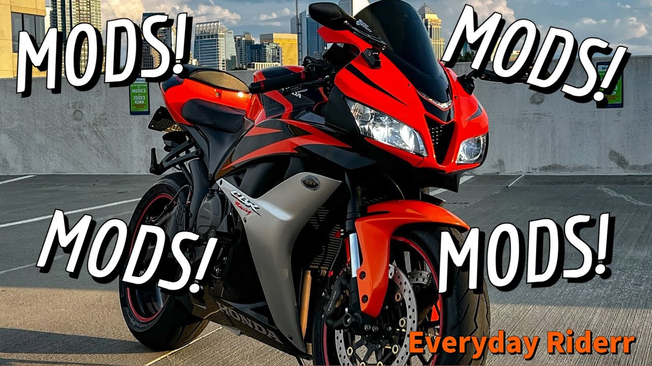 2008 Honda CBR600rr Mod List!