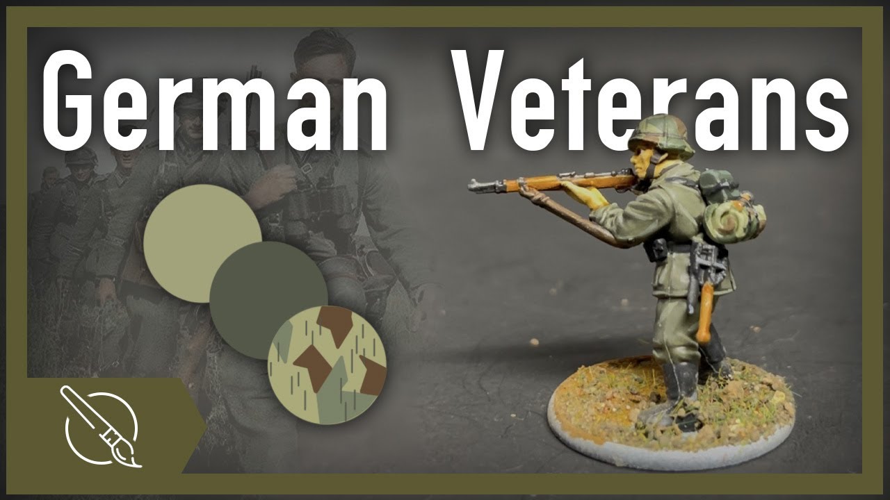 Painting Survivors of Brutal Eastern Front Combat — Bolt Action German Veteran Infantry