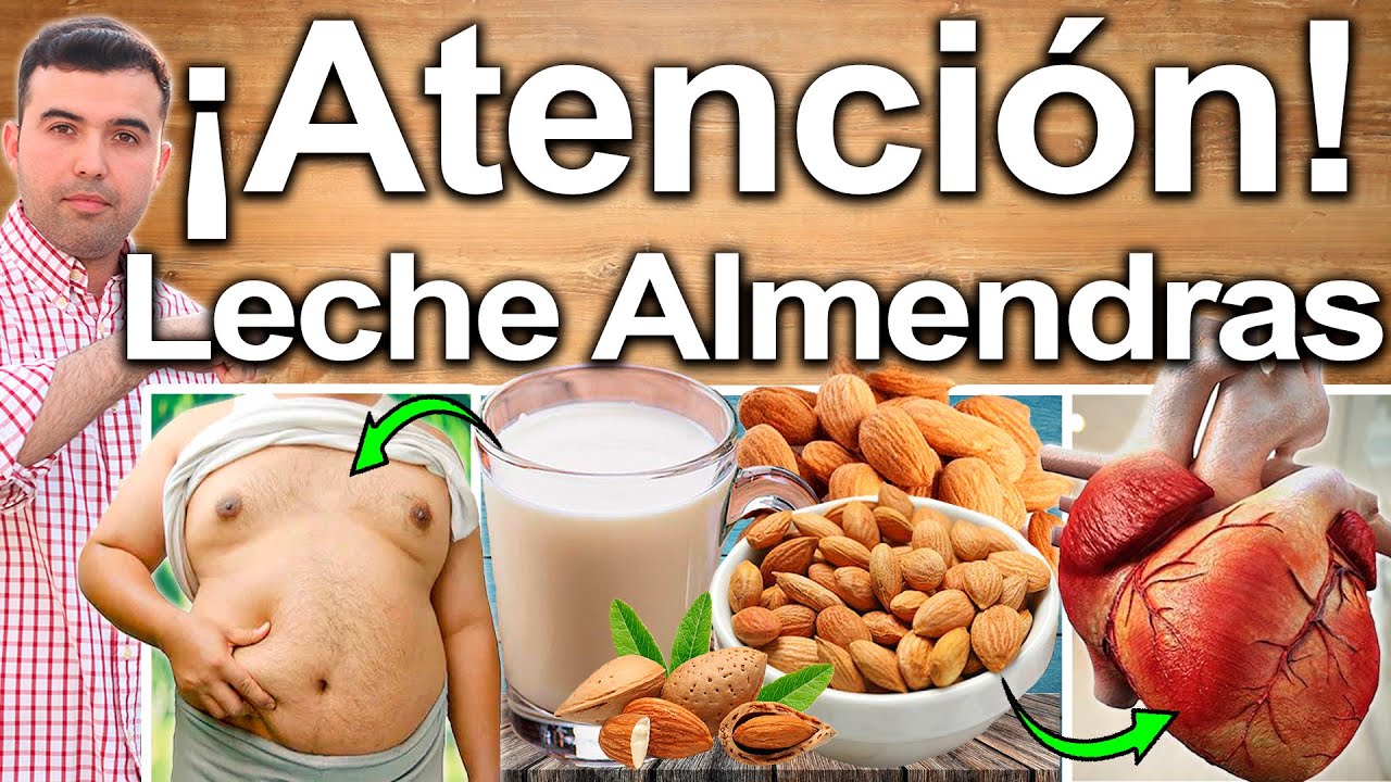 ATENCIÓN! - ESTO HACE LA LECHE DE ALMENDRAS Para Qué Sirven Las Almendras?  Beneficios Para Tu Salud