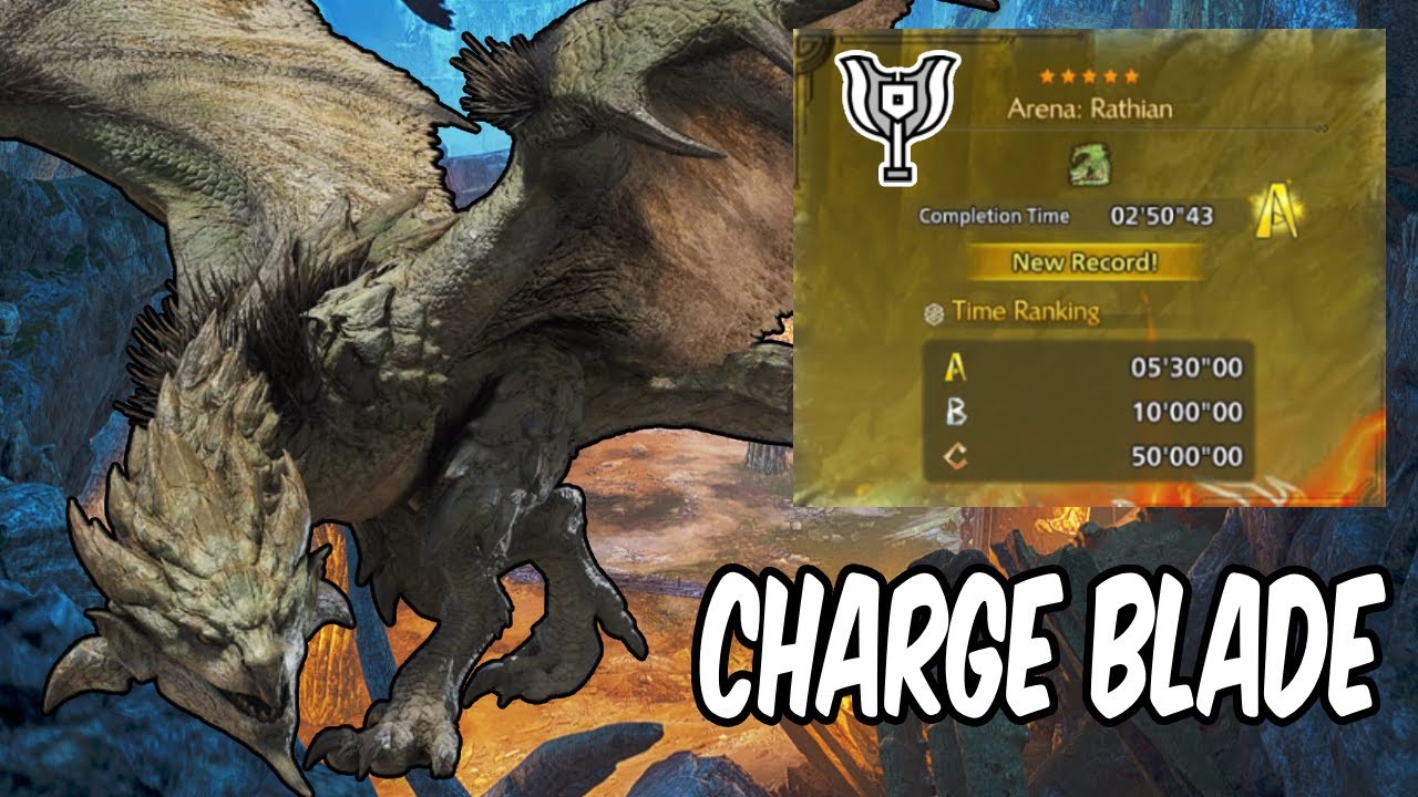 Monster Hunter Wilds - Arena Rathian VS Charge Blade 2.50 Rank A