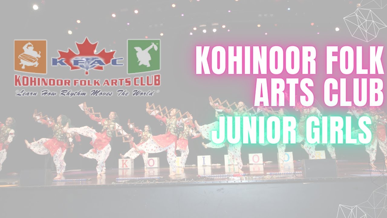 Kohinoor Folk Arts Club Junior Girls @ Bhangra Revolution 2024, Vancouver, BC