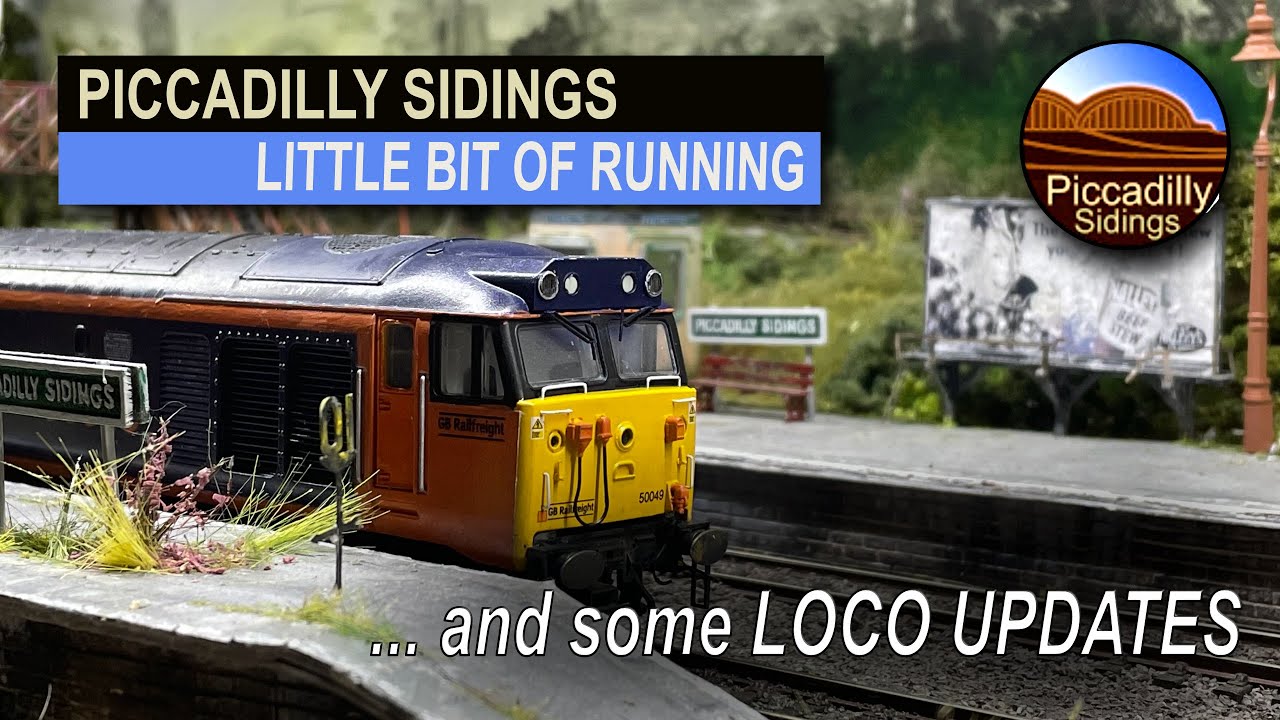 LITTLE BIT OF RUNNING AND LOCO UPDATES on my OO Gauge model Railway.