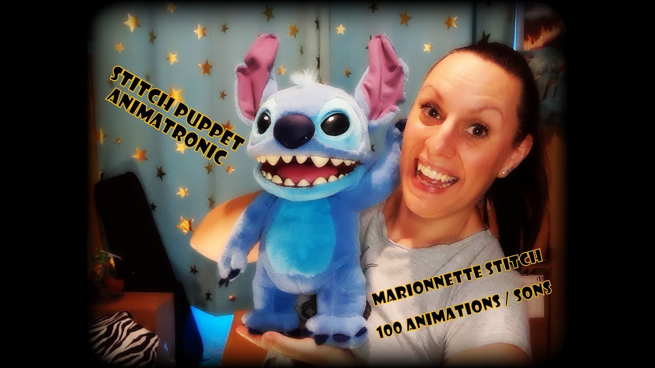 WAHOU! Stitch Puppet, marionnette animatronique STITCH, moves & sounds International Stitch Day 2024