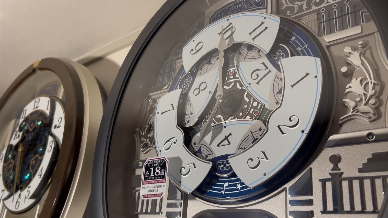 【8年越しの日本市場初登場】SEIKO からくり時計 Melodies In Motion RE603N