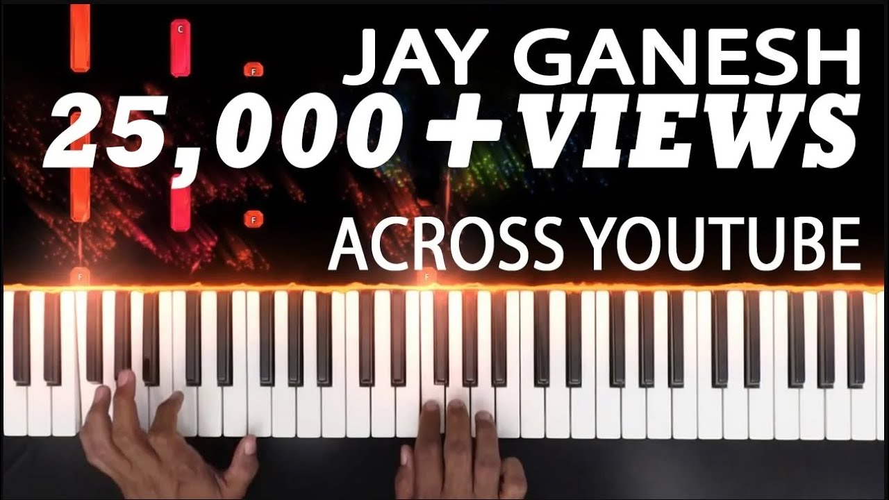 GANESH AARTI...Piano cover... Bhavin Kansara