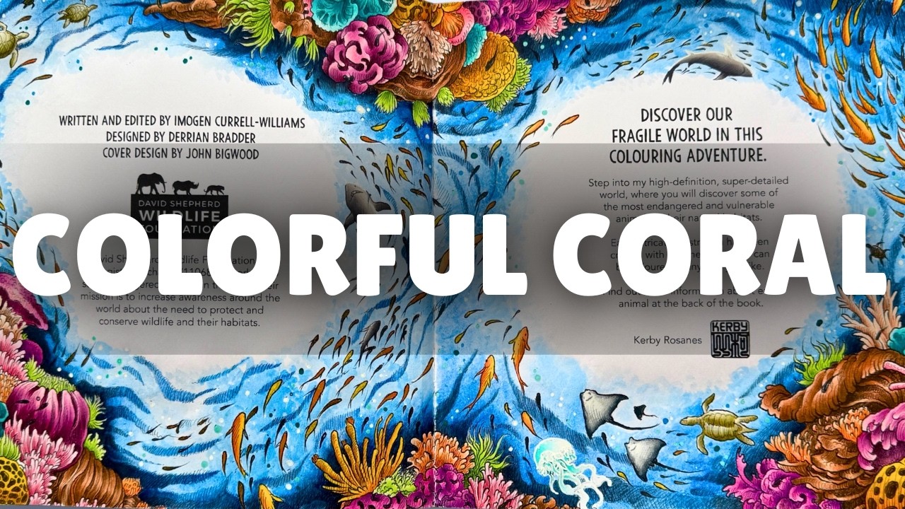 How I Color Water & Coral | Fragile World by Kerby Rosanes