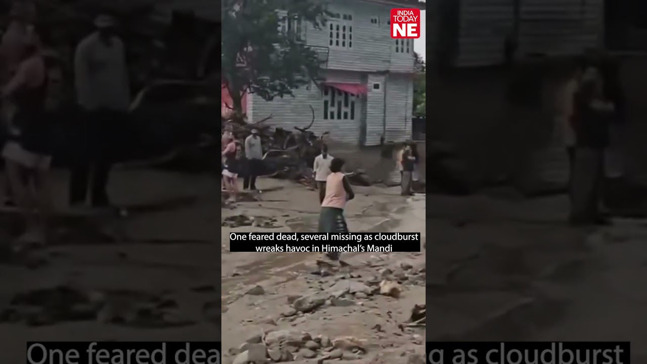 One feared dead, several missing as cloudburst wreaks havoc in Himachal&rsquo;s Mandi