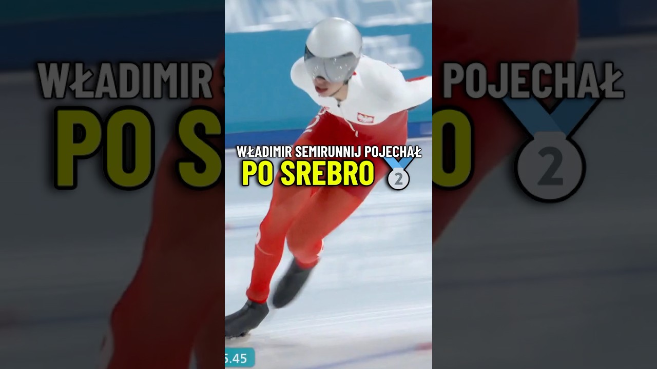 SEMIRUNNIJ SAM SOBIE TO WYRWAŁ! JEST SREBRO NA ZIO 2026 #SHORTS #WINTEROLYMPICS