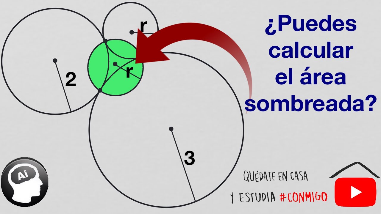 Tres circunferencias tangentes y otra secante a las tres |
