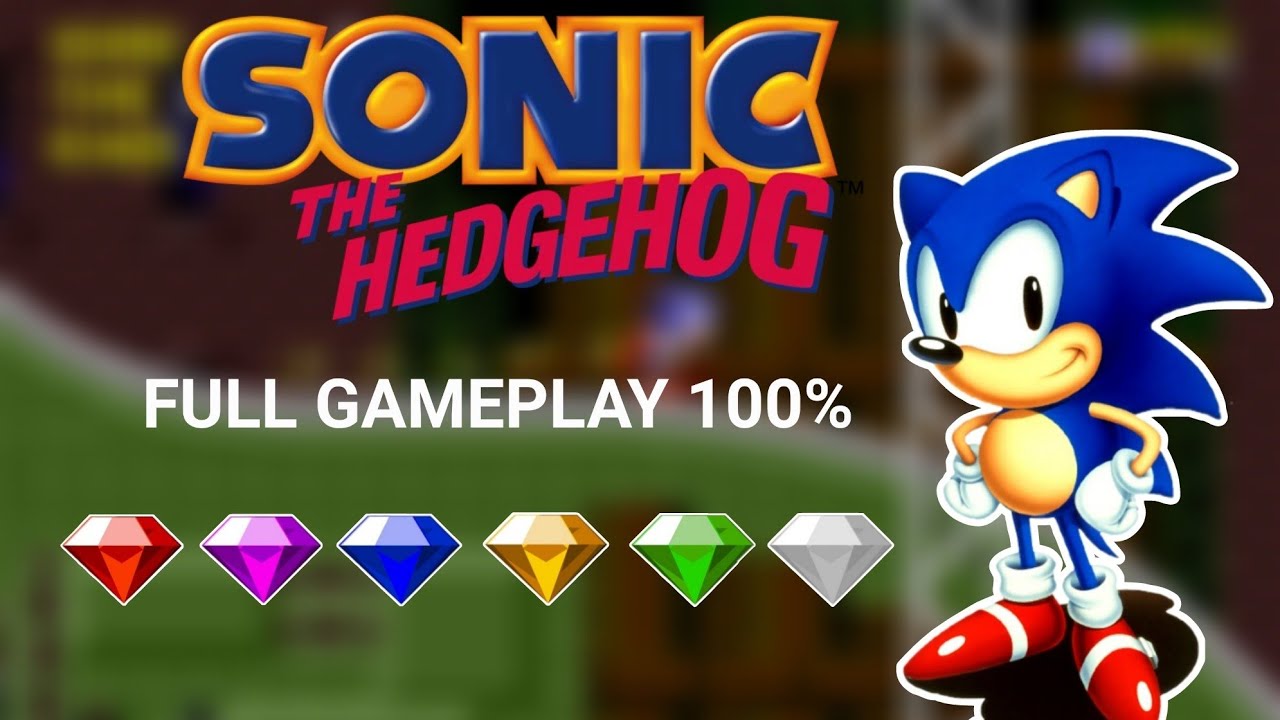 Sonic The Hedgehog 1 (2013) 100% Gameplay | Sega Classic