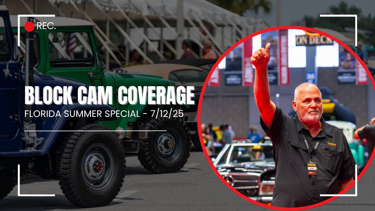 Mecum Florida Summer Special Live Block Cam: Saturday, July 12 , 2025