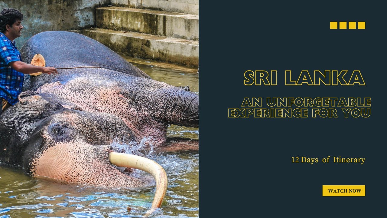 Sri Lanka . 12 Days Itinerary.. must try