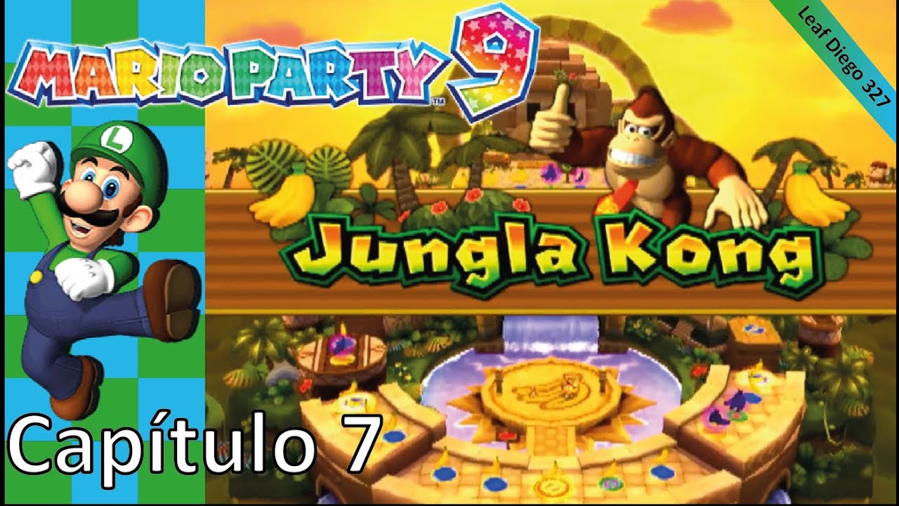 Mario Party 9 | Capítulo 7: Explorando el Templo de la Jungla Kong en busca de deliciosos Plátanos
