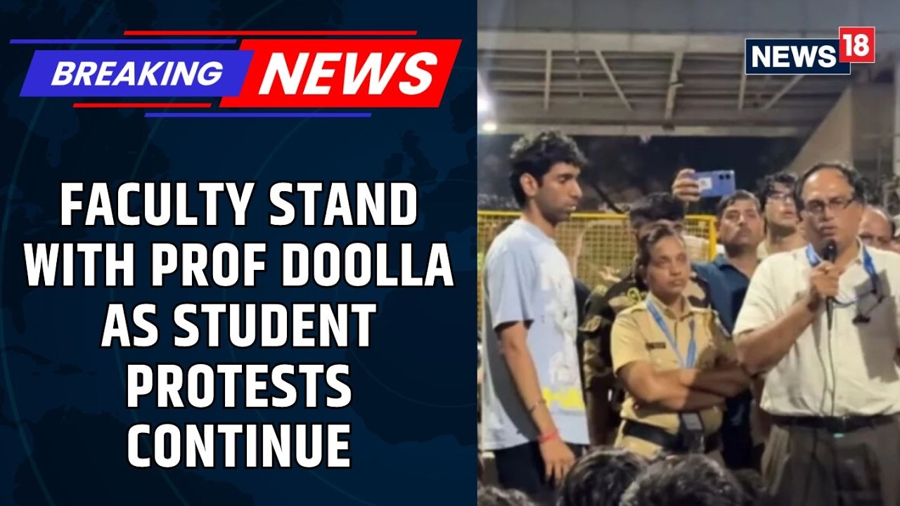 IIT Bombay Faculty Backs Professor Doolla | Students Demand Suspension Amid Protests | News18