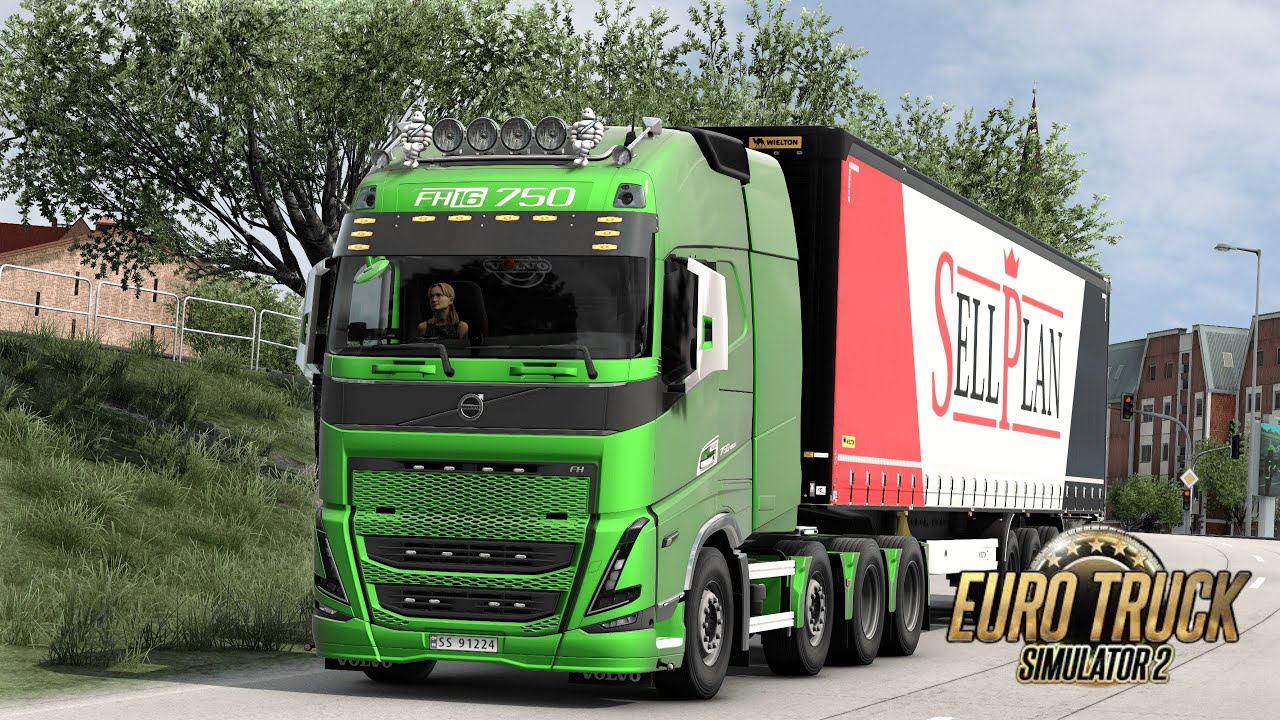 Realistic Driving Volvo FH5 | SnowMoon V2 | ETS2 Realistic POV