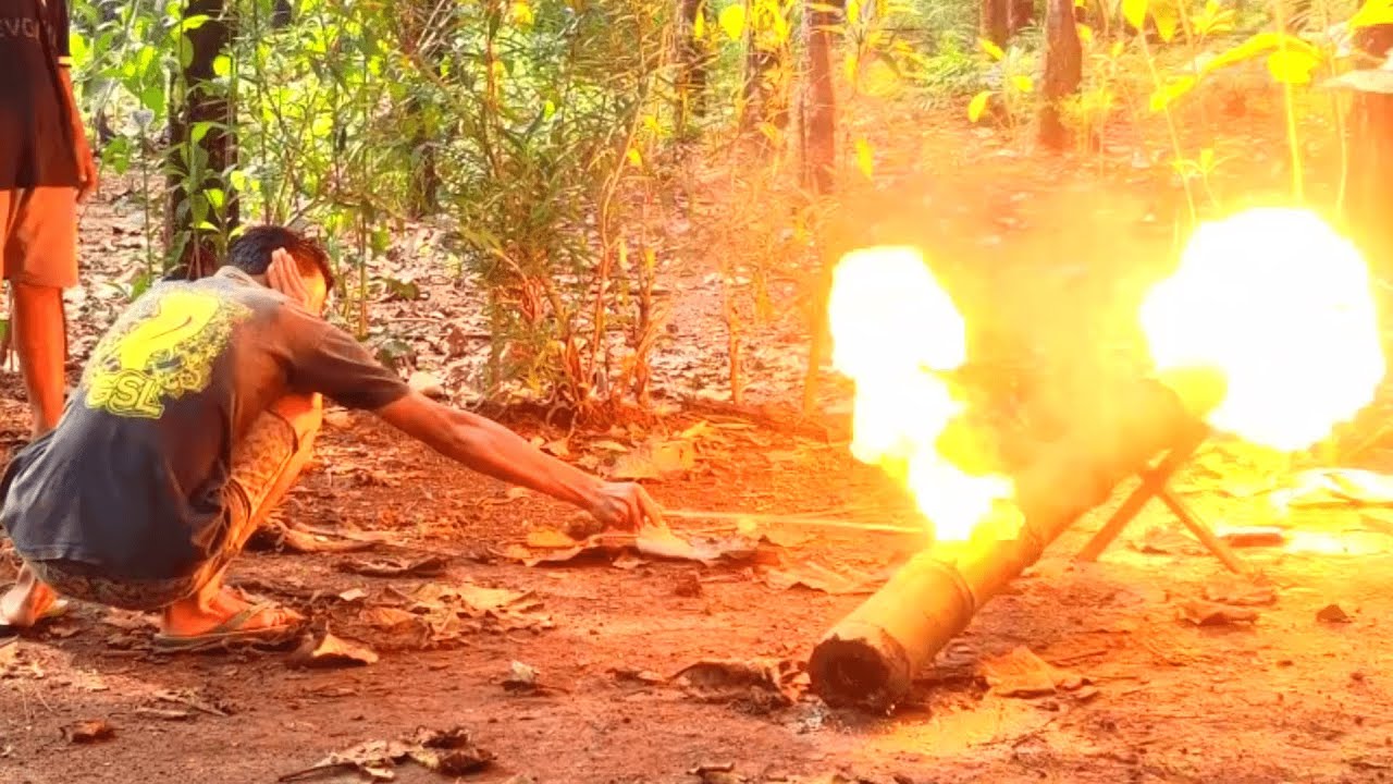 Cara Saya Membuat Meriam Bambu bahan Karbit Agar Suara Menggelegar