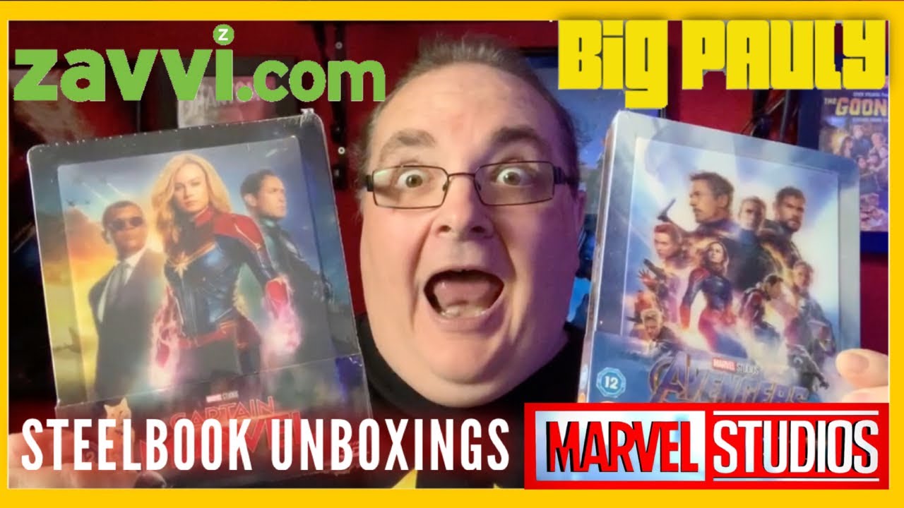 ZAVVI Captain Marvel | Avengers: Endgame 3D Lenticular Steelbook Unboxings