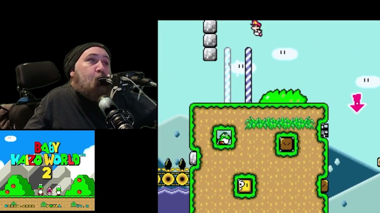 * Baby Kaizo World 2 *  Using a Mouth Controller