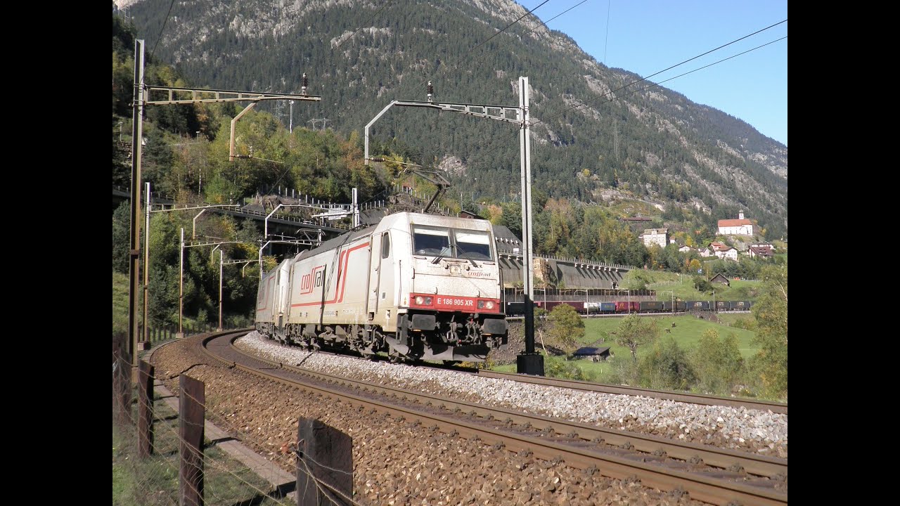 32 Stunden Bahnverkehr Gotthard am 6./7.10.10
