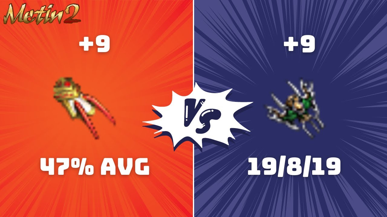 Metin2 Polska - szpony zodiaku+9 47śr vs szpony wężowe+9 4/1/4 10 szycie [szybki test wierzch/poli]
