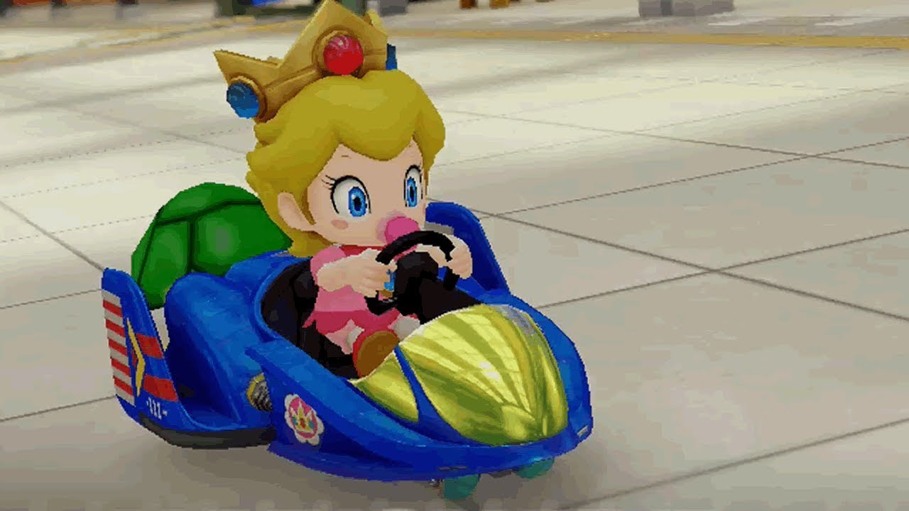 Mario Kart 8 - Bell Cup 100cc (Baby Peach Gameplay)