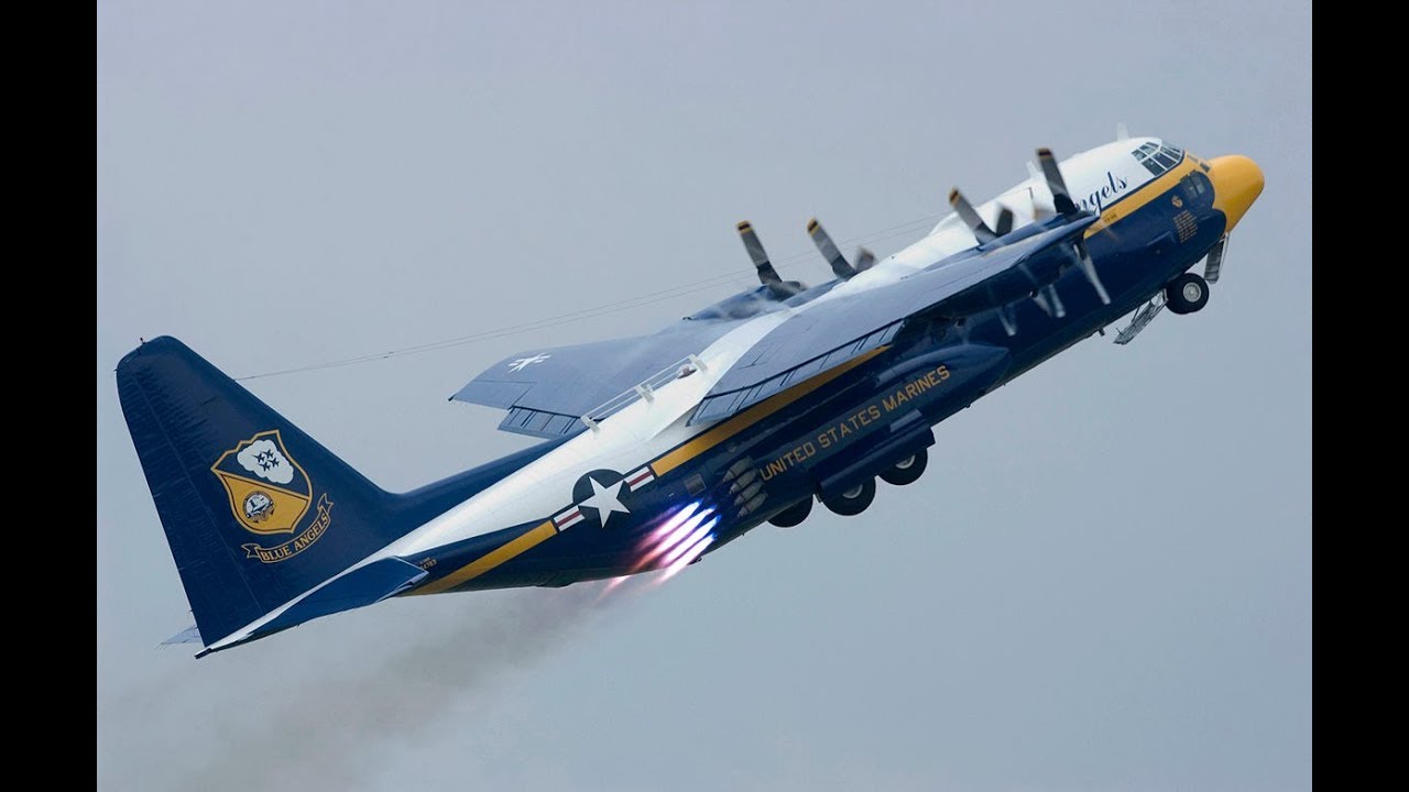 RARE⚠️BLUE ANGELS C-130 HERCULES 