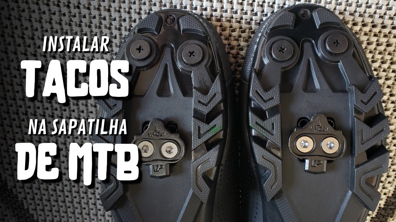 COMO INSTALAR O TAQUINHO NA SAPATILHA DE MTB