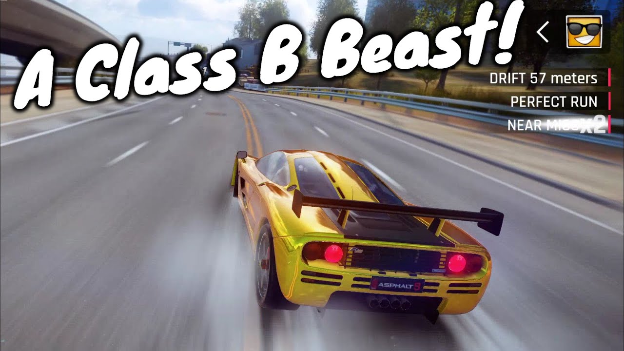 A Class B Beast! | Asphalt 9 6* McLaren F1 LM (Half Golden) Multiplayer