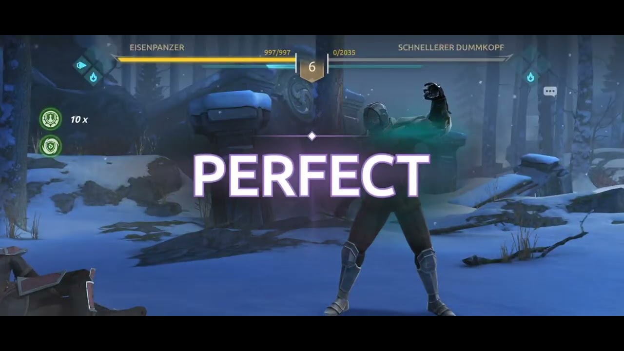 Tag 2 an dem ich Versuche die erste Geschichte von Shadow Fight 4 Arena durchzuspielen 