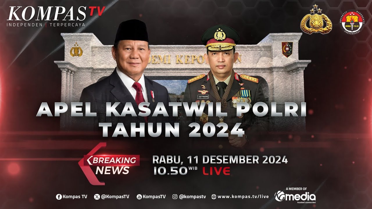 [FULL] Apel Kasatwil Polri 2024 di Semarang, Dihadiri Presiden Prabowo-Jajaran Menteri