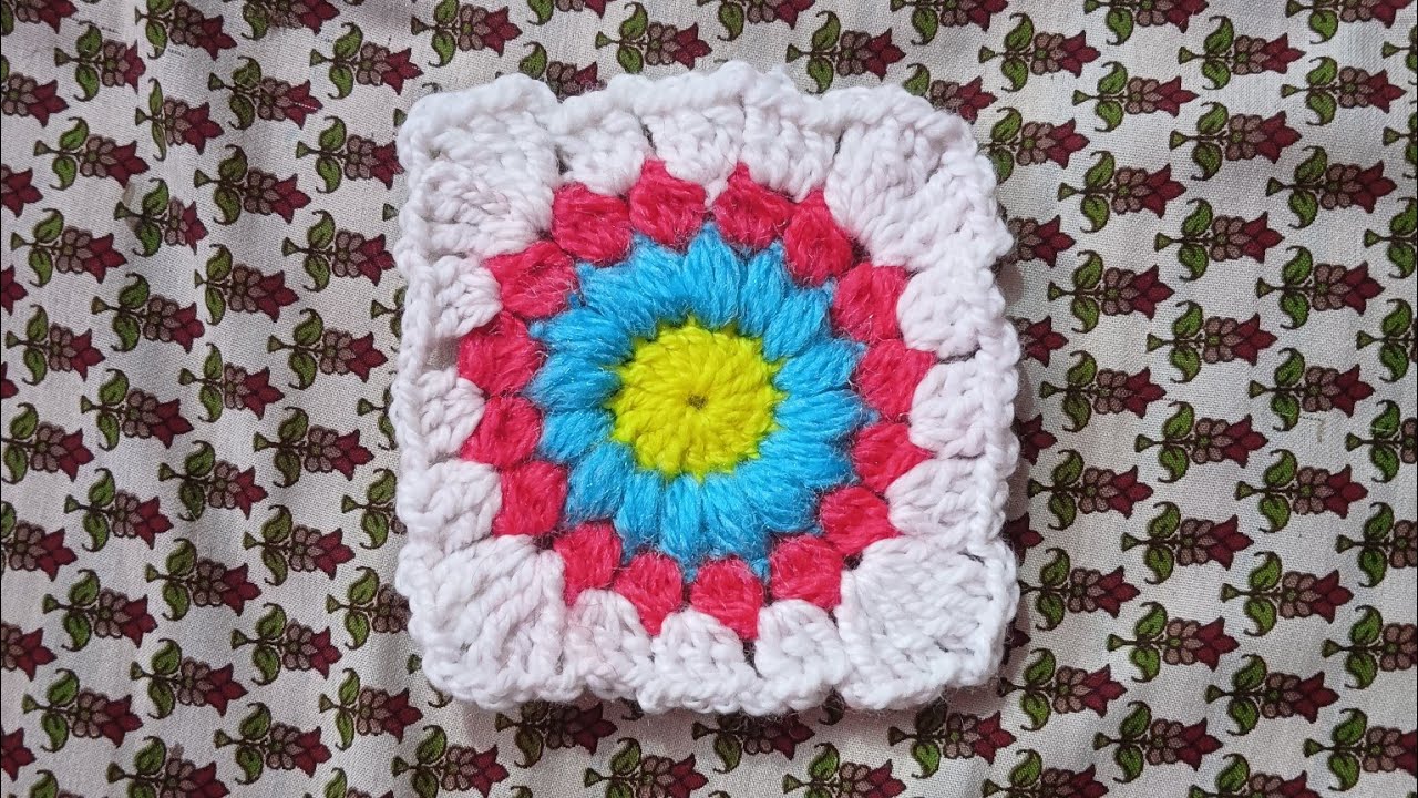 My 1st Crochet Live 🔴🔴 || Crochet Grainy Square 💕🎀