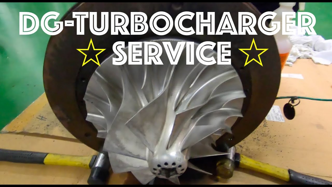 D/G Turbocharger Service. Step by Step instructions video. Dismantling and Assembly of ABB Turbo