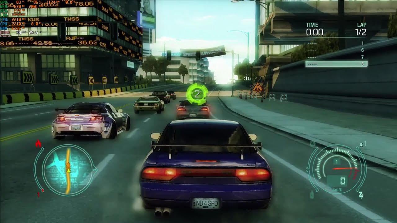 Need for Speed™ Undercover® PC Gameplay on Windows 11 i5 7th Gen 8gb Ram (No Commentary)