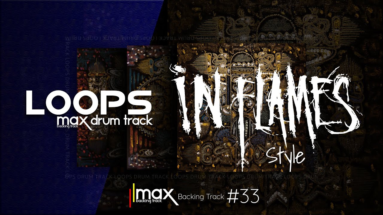 Metalcore Drum Track / In Flames Style / 180 bpm