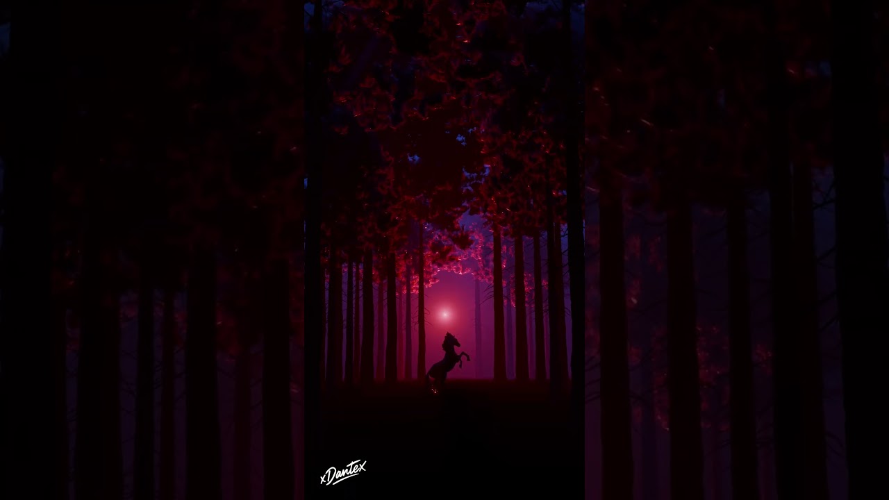 &ldquo;Spirit of The Ember Woods&rdquo; #Blender3D #3DArt #FantasyVibes  #DarkAesthetic #CGIArt #xDANTEx