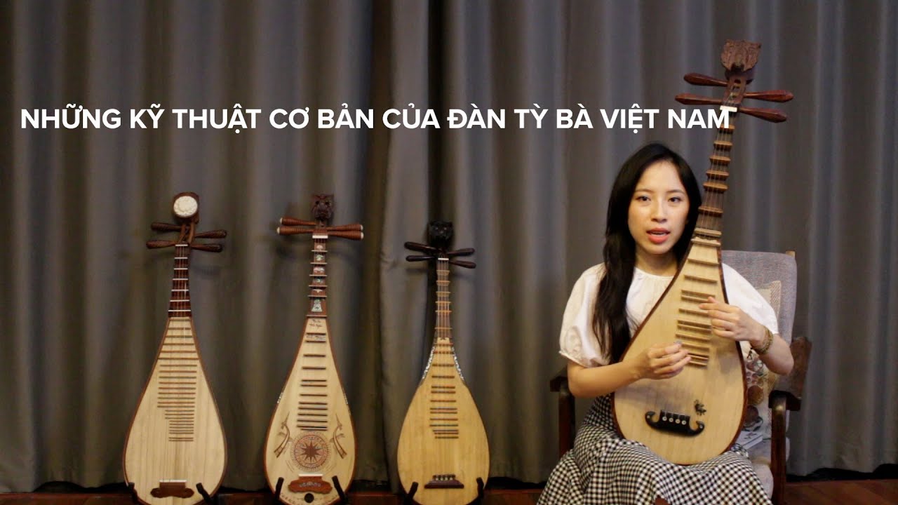 INTRODUCING BASICALLY TECHNIQUES VIETNAMESE TYBA | NHỮNG KỸ THUẬT CƠ BẢN CỦA ĐÀN TỲ BÀ VIỆT NAM