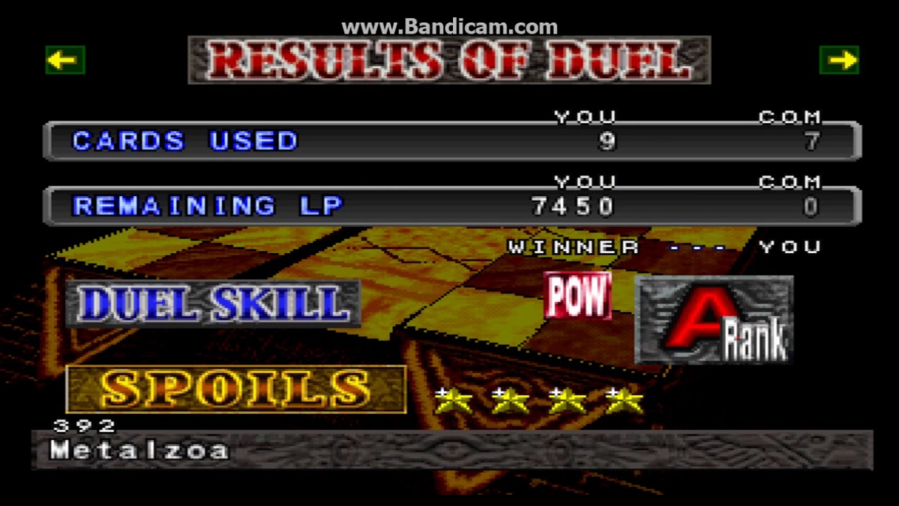 Yugioh Forbidden Memories - Zoa y Metalzoa