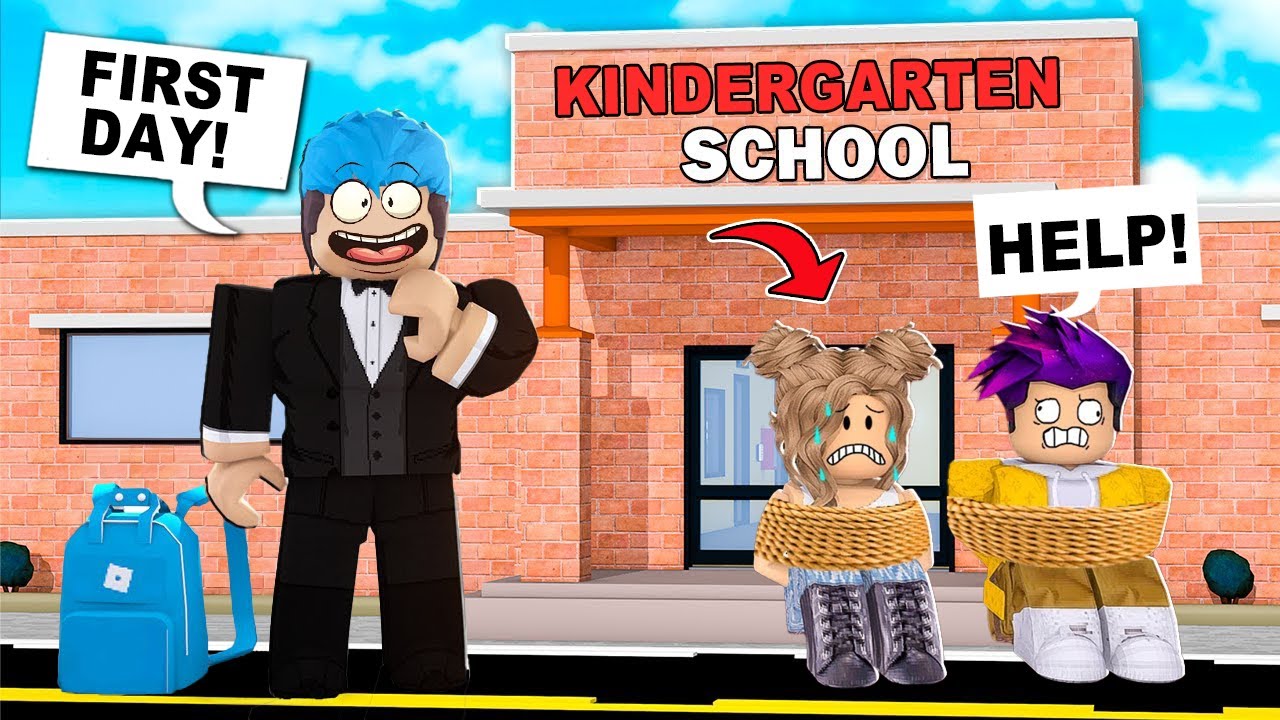 MAY KIDNAPPER SA SCHOOL NAMIN | ROBLOX | Kindergarten School Story