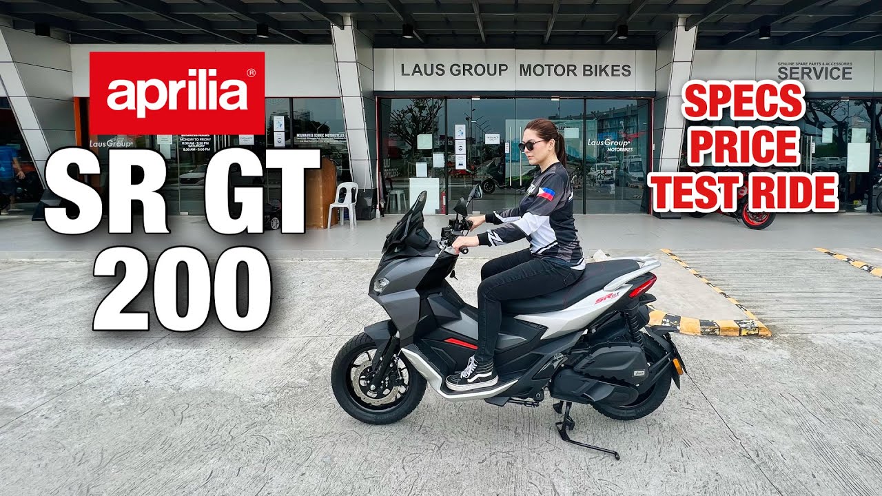 Aprilia SR GT 200 Ang Pinaka bagong Adventure Maxi Scooter | Test Ride | Full Specs Features Price